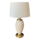 Beige and gilded ceramic lamp Robert de Schuytener