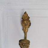 Golden brass wall hook