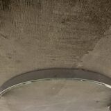 Marble and chromed metal table attributed to Vittorio Introini