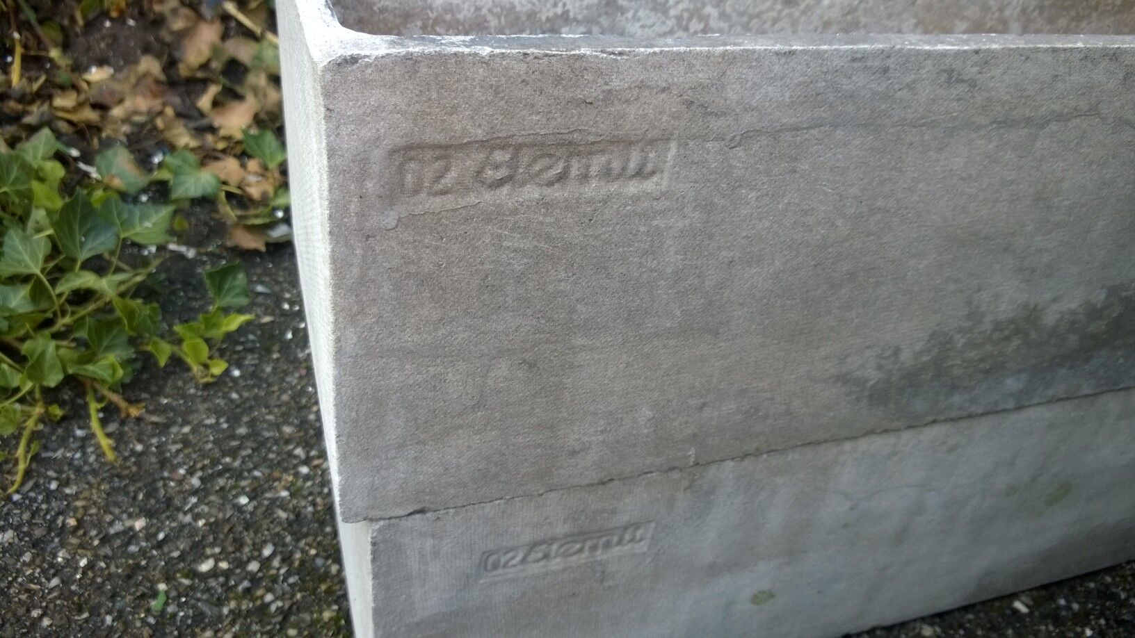 Lot de jardinières Eternit 1950