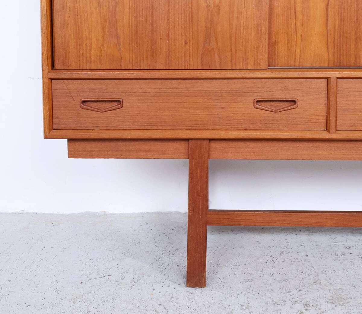 Vintage Danish Highboard with bar section, 1960s