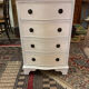 White English chest of drawers