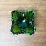 Vintage Italian Bullicante glass bowl from Murano.