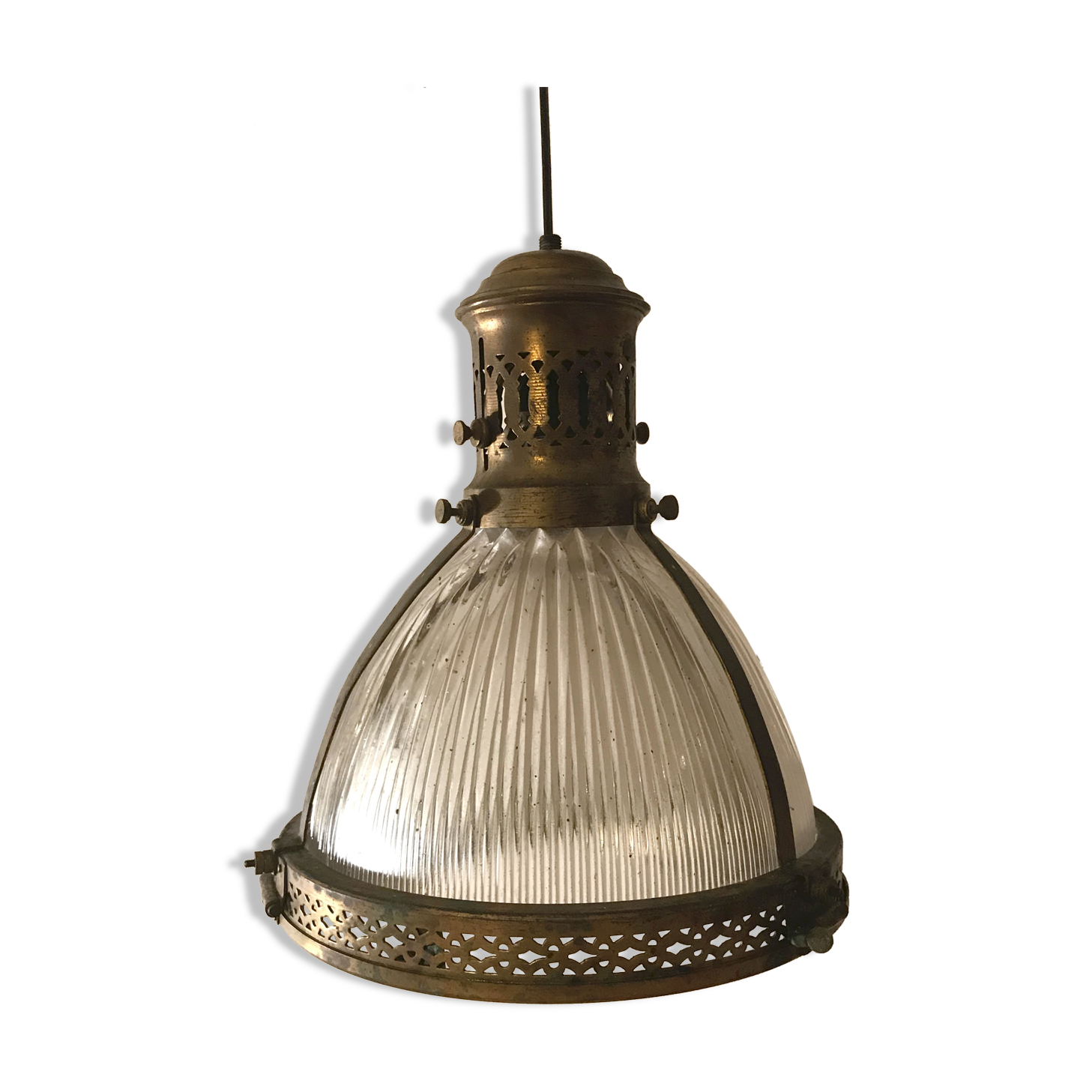 Suspension ancienne holophane