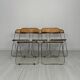 60s Vintage Plia Cane Folding Chair by Giancarlo Piretti - Anonima Castelli