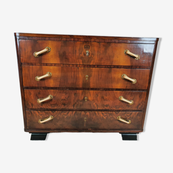 Art decò chest of drawers with four drawers