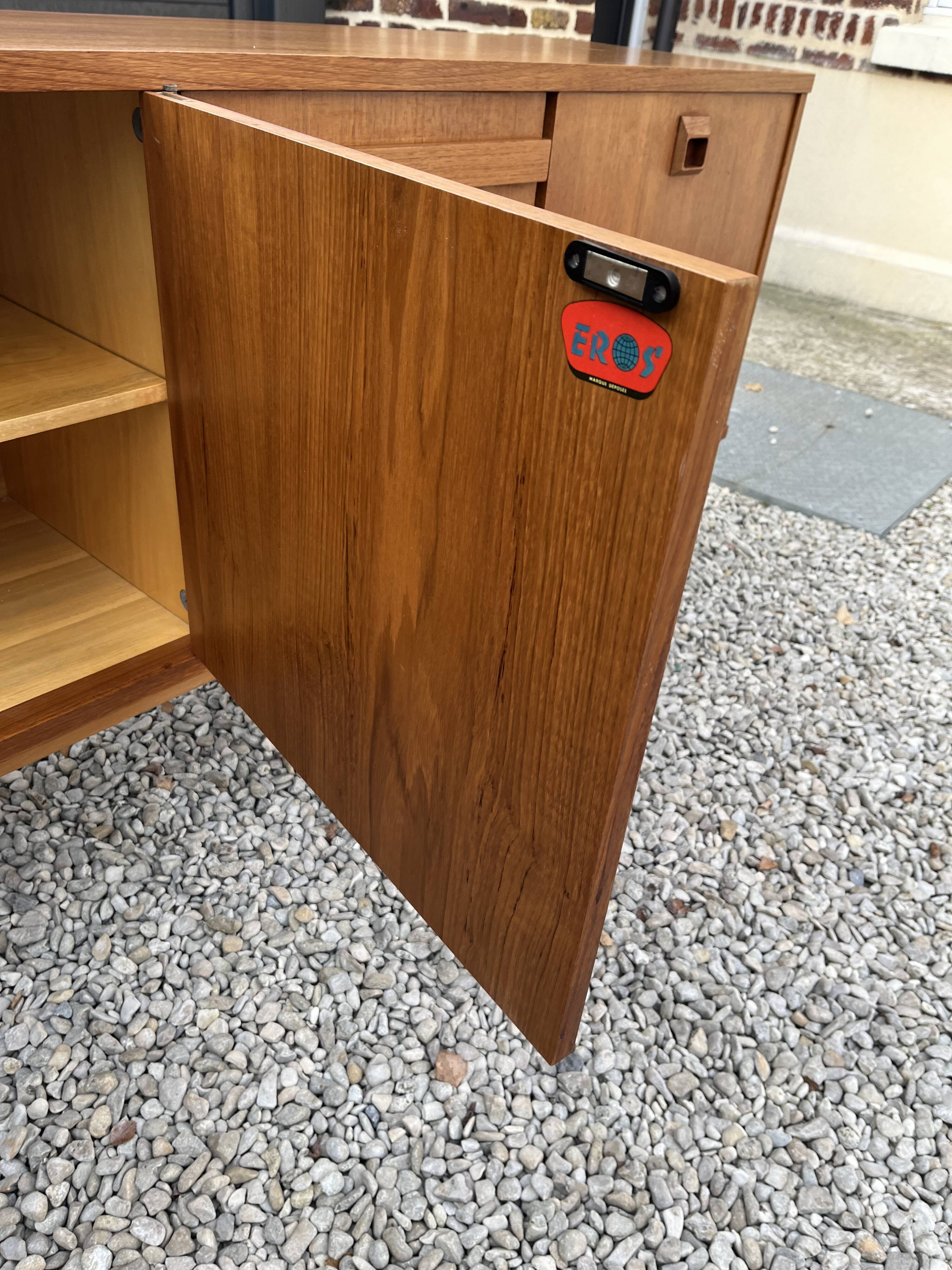 Scandinavian teak row