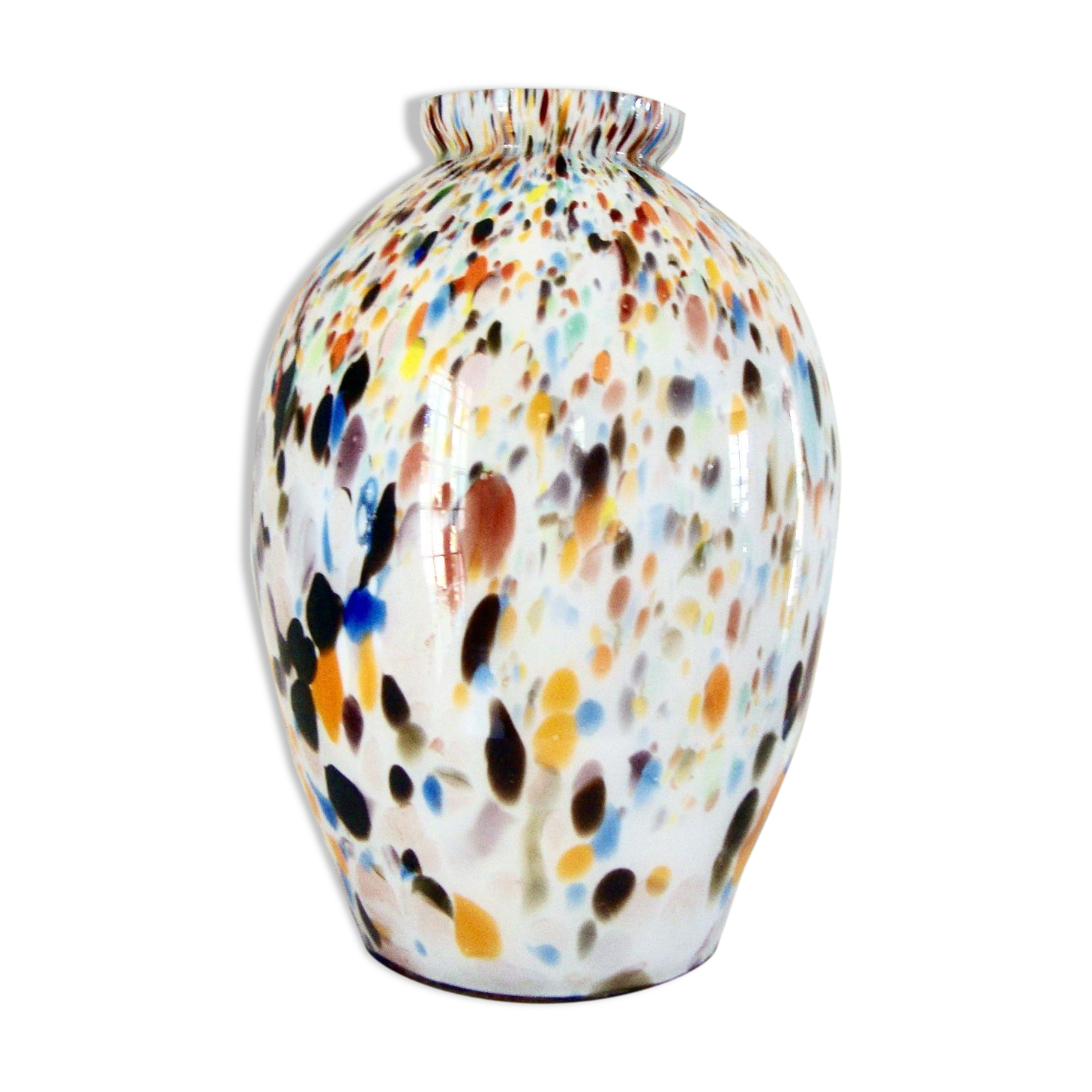 Clichy vase in blown glass