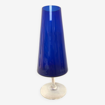 Coupe bleue verre Murano, 1970