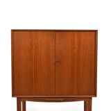 Teak Bar Cabinet with Harlekin Mirrors by Illum Wikkelsø