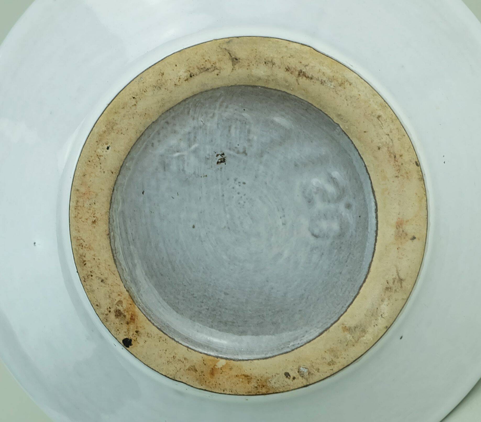 Ilkra  vase white glaze abstract sgraffito decor model no. 2007/20 50s/60s