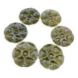 assiettes à huîtres - gien
