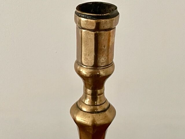 Candle holder in bronze late eighteenth century