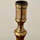Candle holder in bronze late eighteenth century