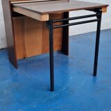 Vintage retractable folding table