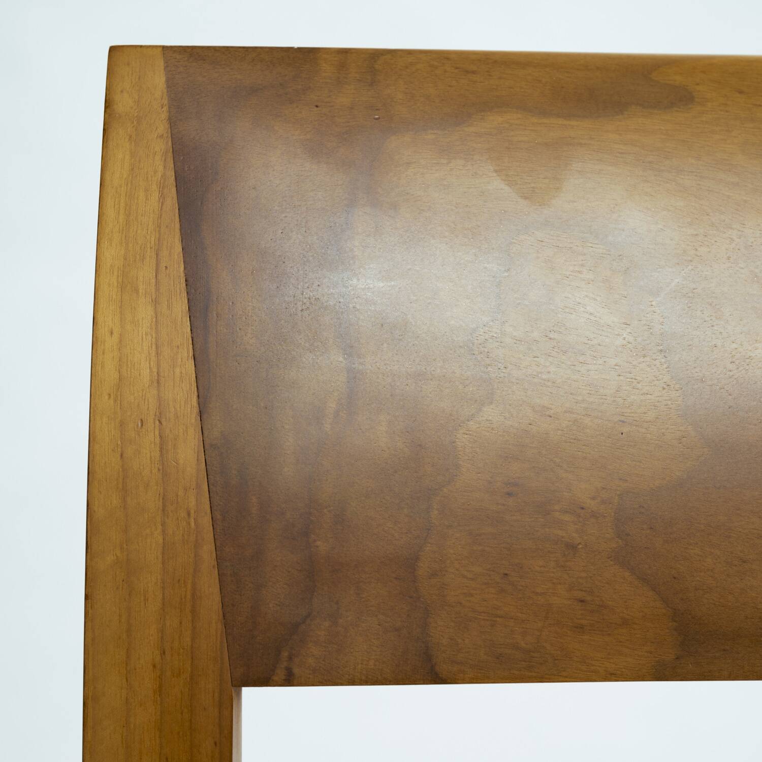 Walnut Molteni & C dining chairs with papercord seating, Italy, 1990s