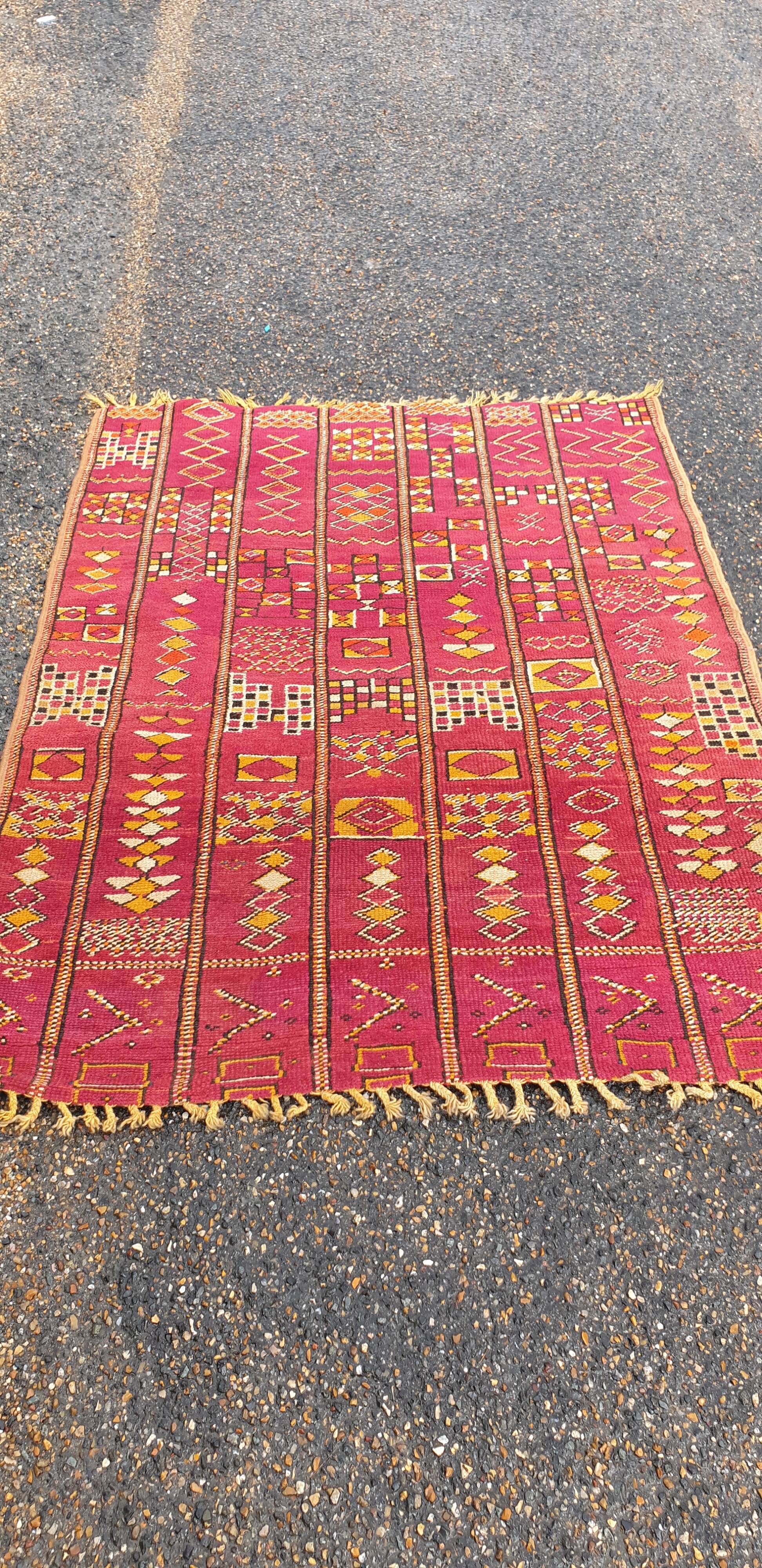 Vintage Berber rug