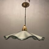 Italian Satinated Glass Light Pendant, 1970s