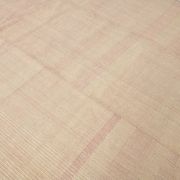 Tapis Kilim en jute et laine rose clair fait main
