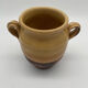 Varnished yellow terracotta confit pot