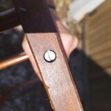 Double valet wood coat rack