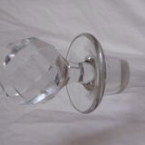 Green with plug in crystal carafe