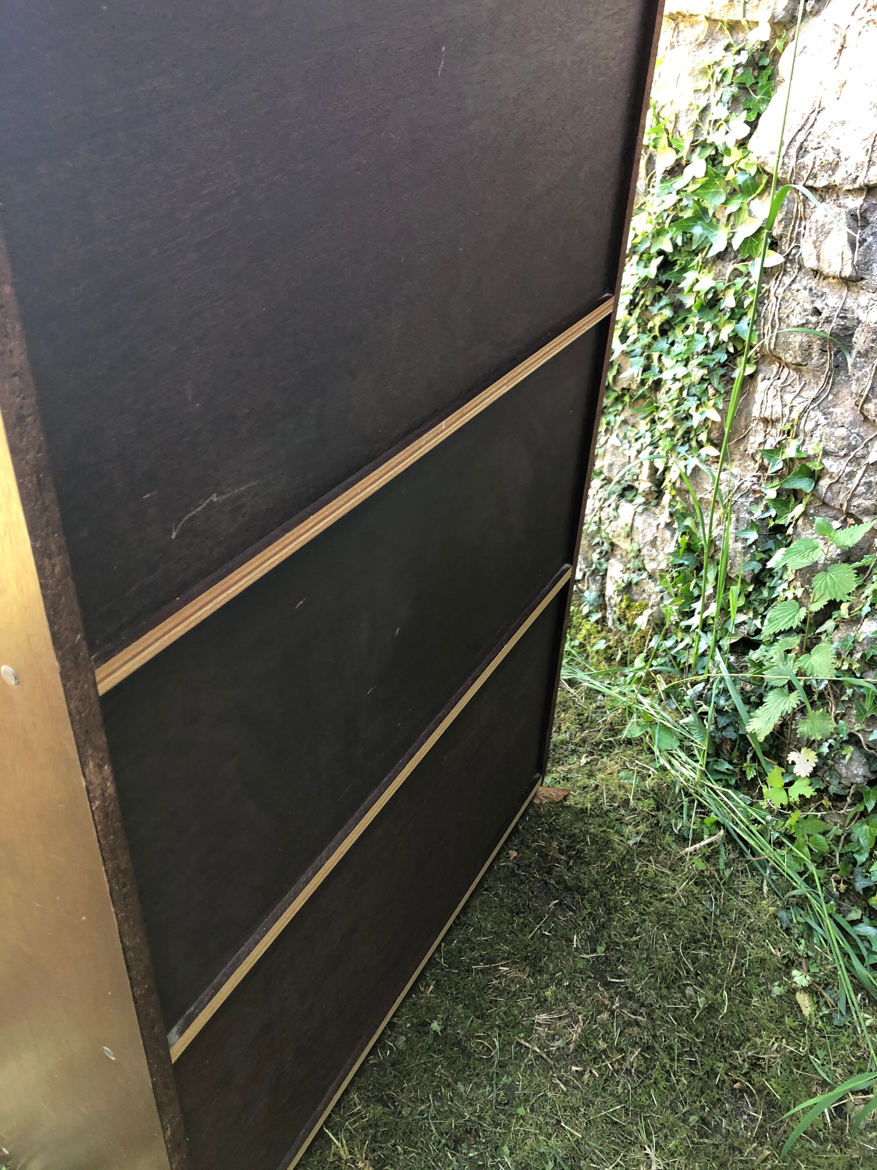 Furniture style Oscar storage showcase vintage library 70s