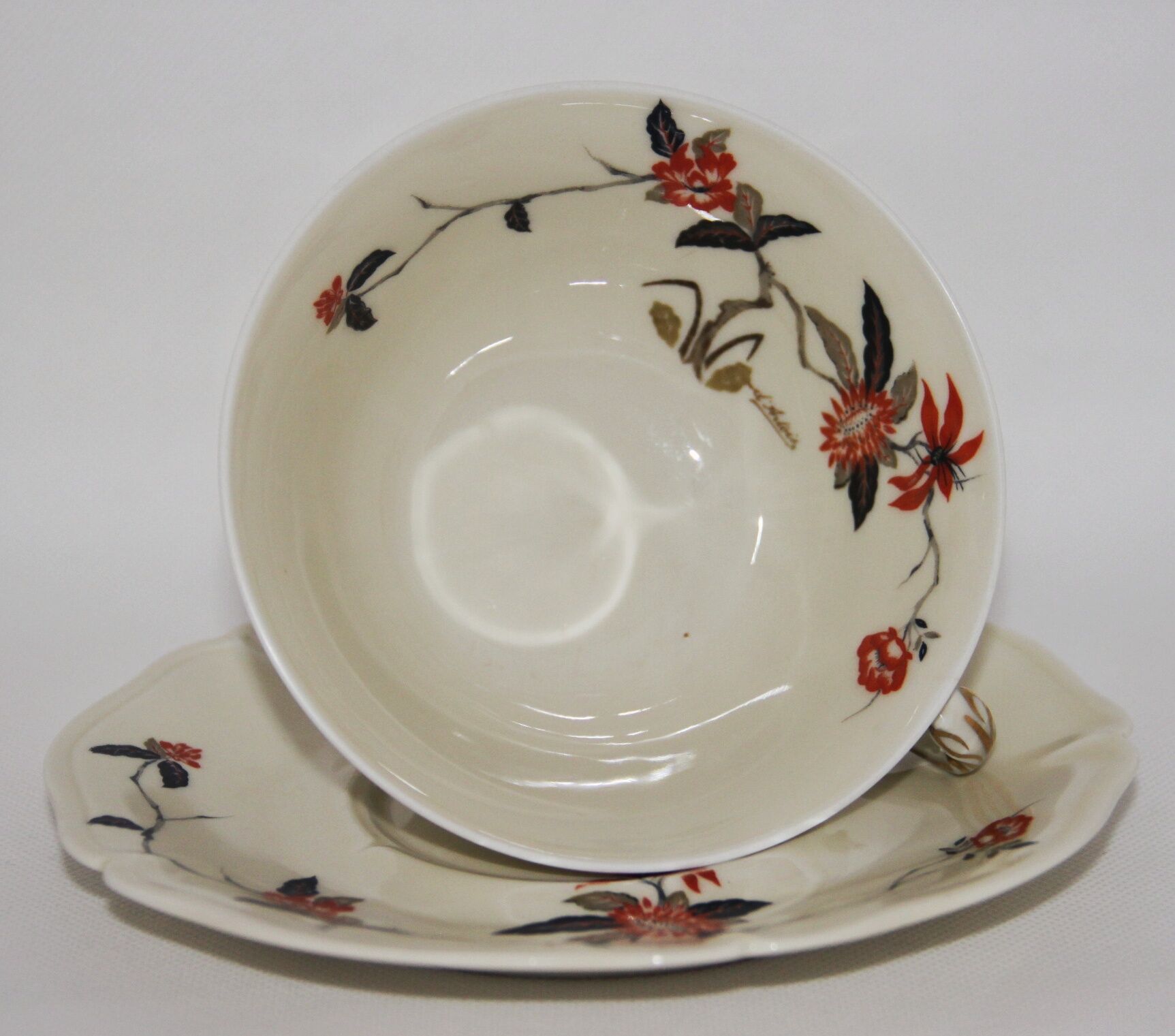 Old Porcelain Lunch Fabrique Royale Limoges France