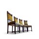 four Victorian dining chairs
