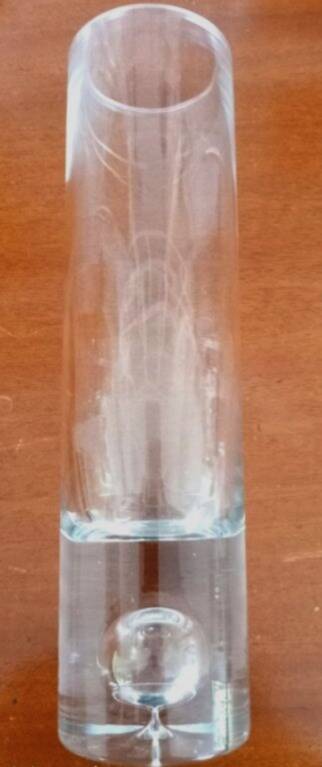 Set of 3 T. WIRKKALA vases for K. Littala, blown crystal, vintage