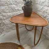 Small banbou tripod table from the 70s