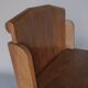 Chaise d'appoint traditionnelle hollandaise en chêne. Années 1920