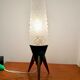 Lampe fusée vintage tripode Space Age