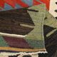8x12 Multicolor Geometric Vintage Kilim Rug, 252x361Cm