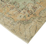 Tapis beige oriental ancien fait à la main 198 cm x 311 cm