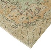 Tapis beige oriental ancien fait à la main 198 cm x 311 cm