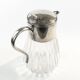 Art Deco wine jug, glass, Germany, 1920s