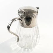 Art Deco wine jug, glass, Germany, 1920s
