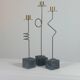 Trio de bougeoirs vintage d'Ehlen Johansson pour Ikea