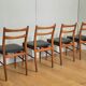 4 scandinavian chairs of the 1960