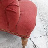 Napoleon III style toad armchair