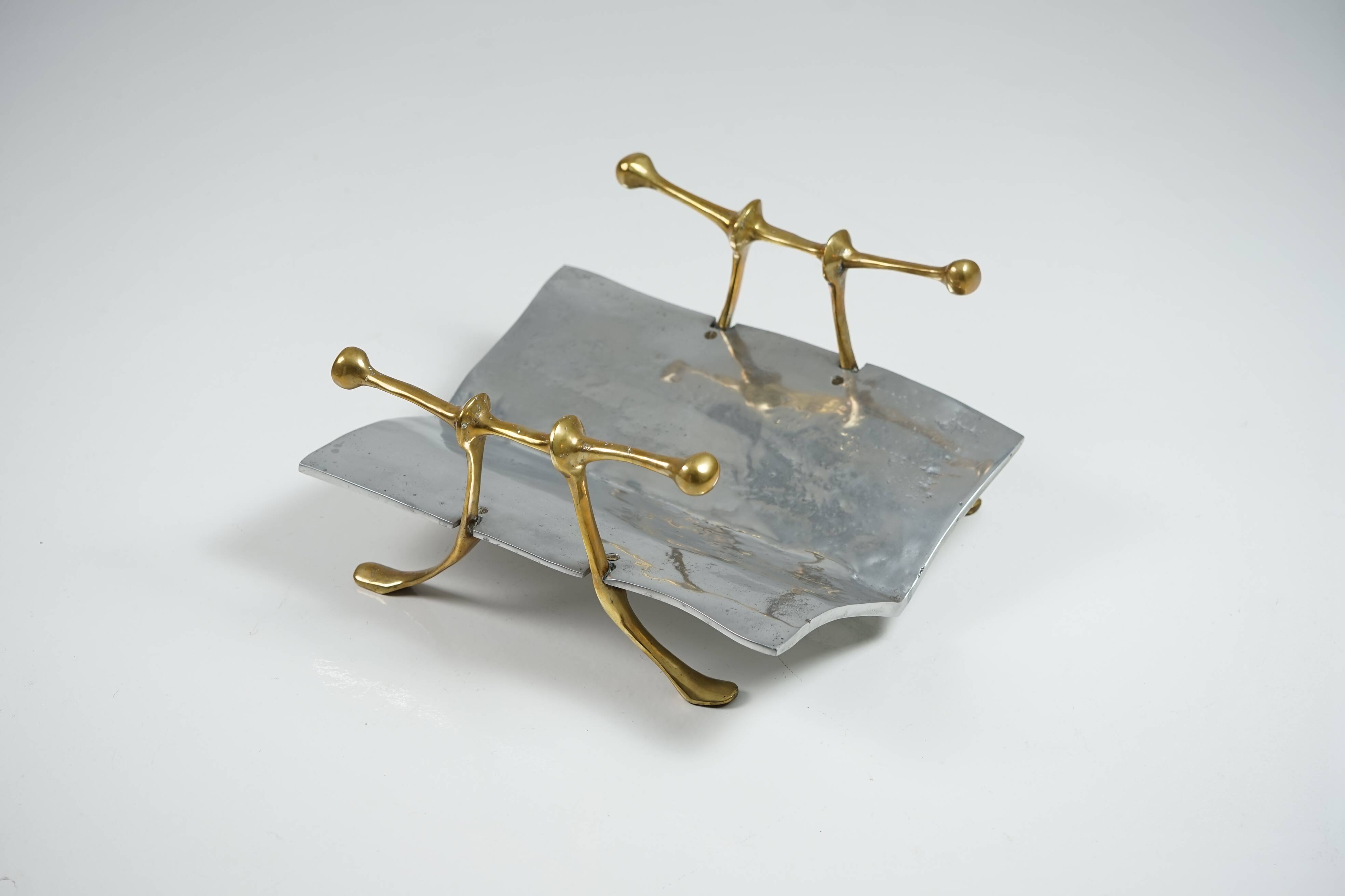 Sculptural Magazine Rack / Firewood Holder by David Marshall