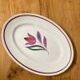 Digoin sarreguemines oval dish - fanfan model