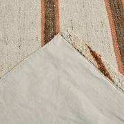 Tapis Kilim marron et beige 2x8, 71x260 cm