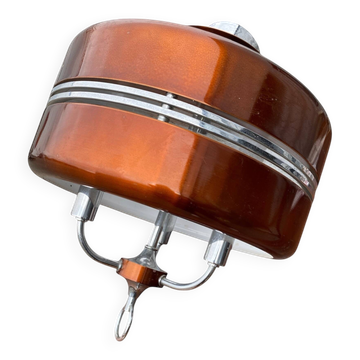 Suspension Space Age Vintage 1970 – Copper Orange & Chrome