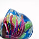Vase Art Glass Signed Patrick Lepage 2002 - Blown Glass Fuming Oxides