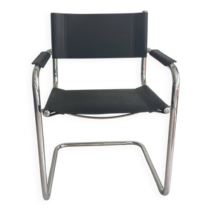 Fauteuil métal chromé