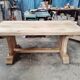Table monastère avec 1 rallonge  éclaircie
