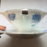 Old porcelain sauciere from Sologne Maison Lamotte