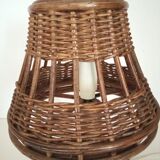 Vintage rattan lamp